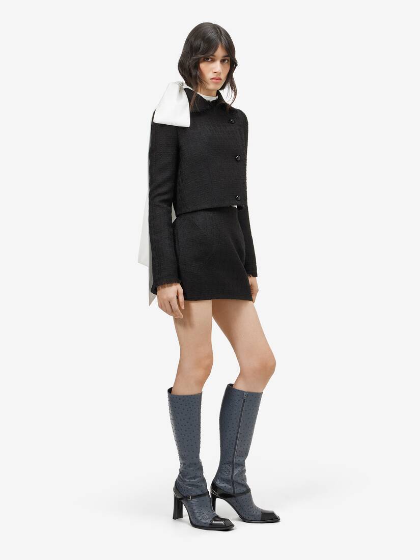 Light Tweed Mini Skirt | Alexander McQueen - image 3