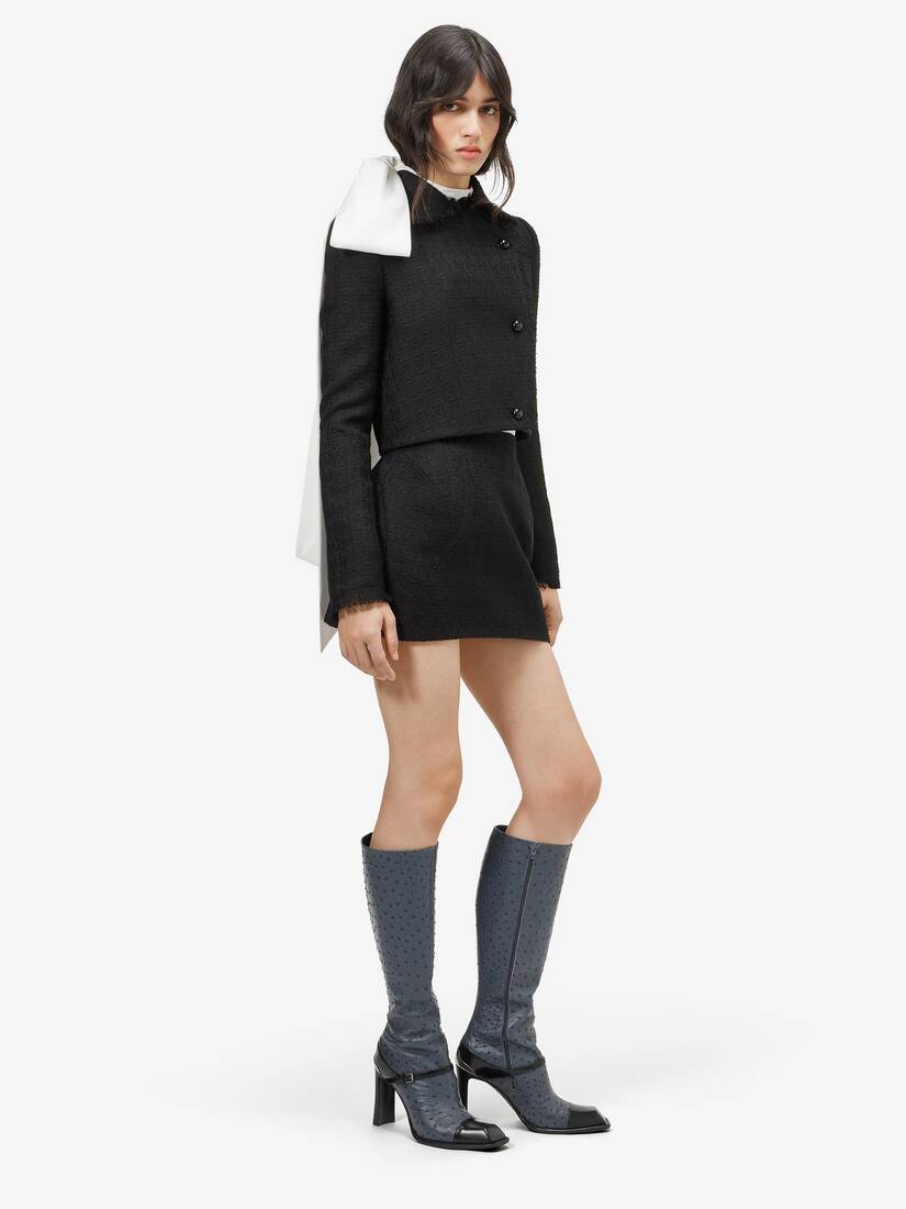 Light Tweed Mini Skirt | Alexander McQueen - image 3