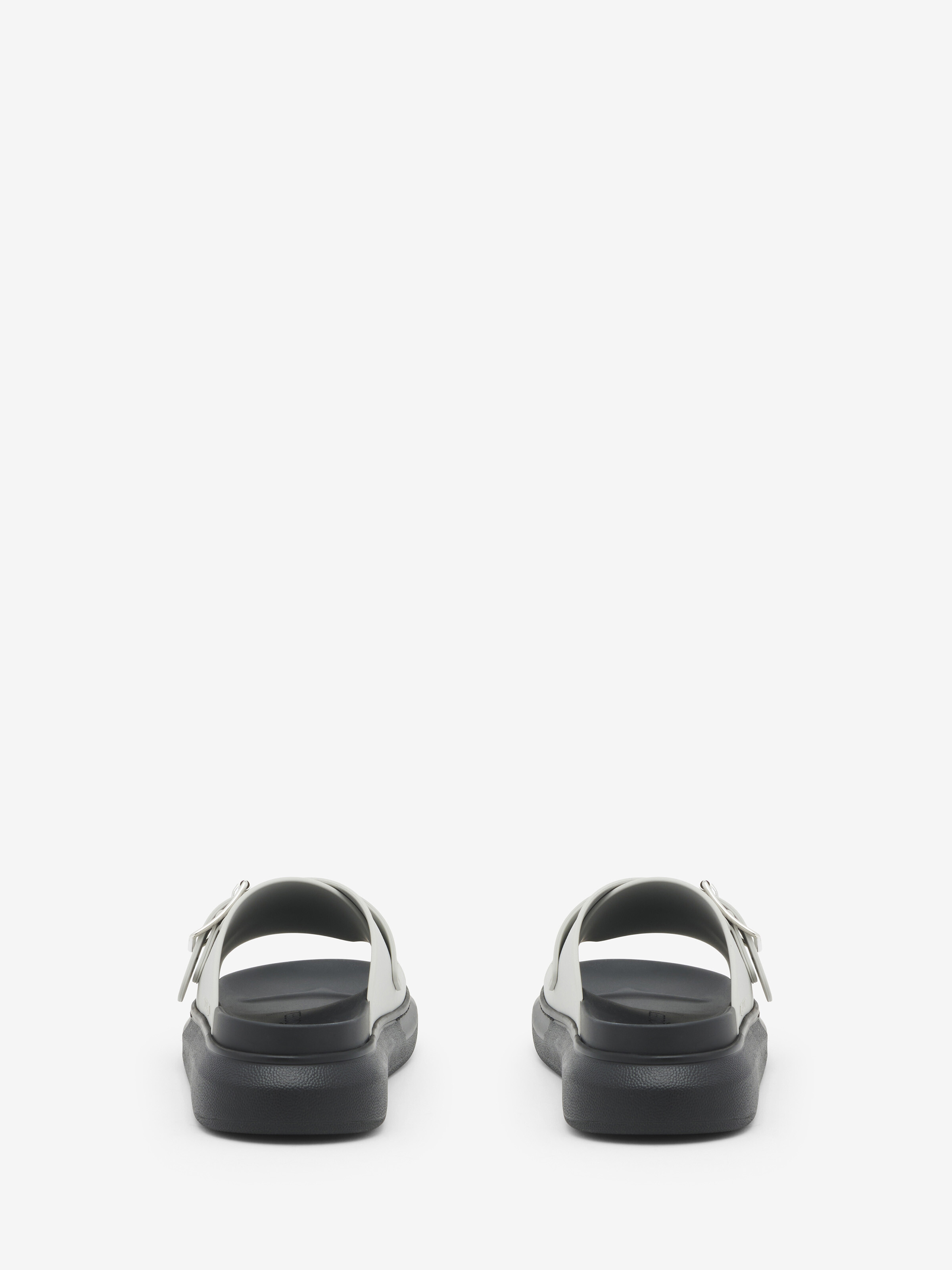 Men's Hybrid Buckle Sandal in Light Grey in TPU | Alexander McQueen - image 4