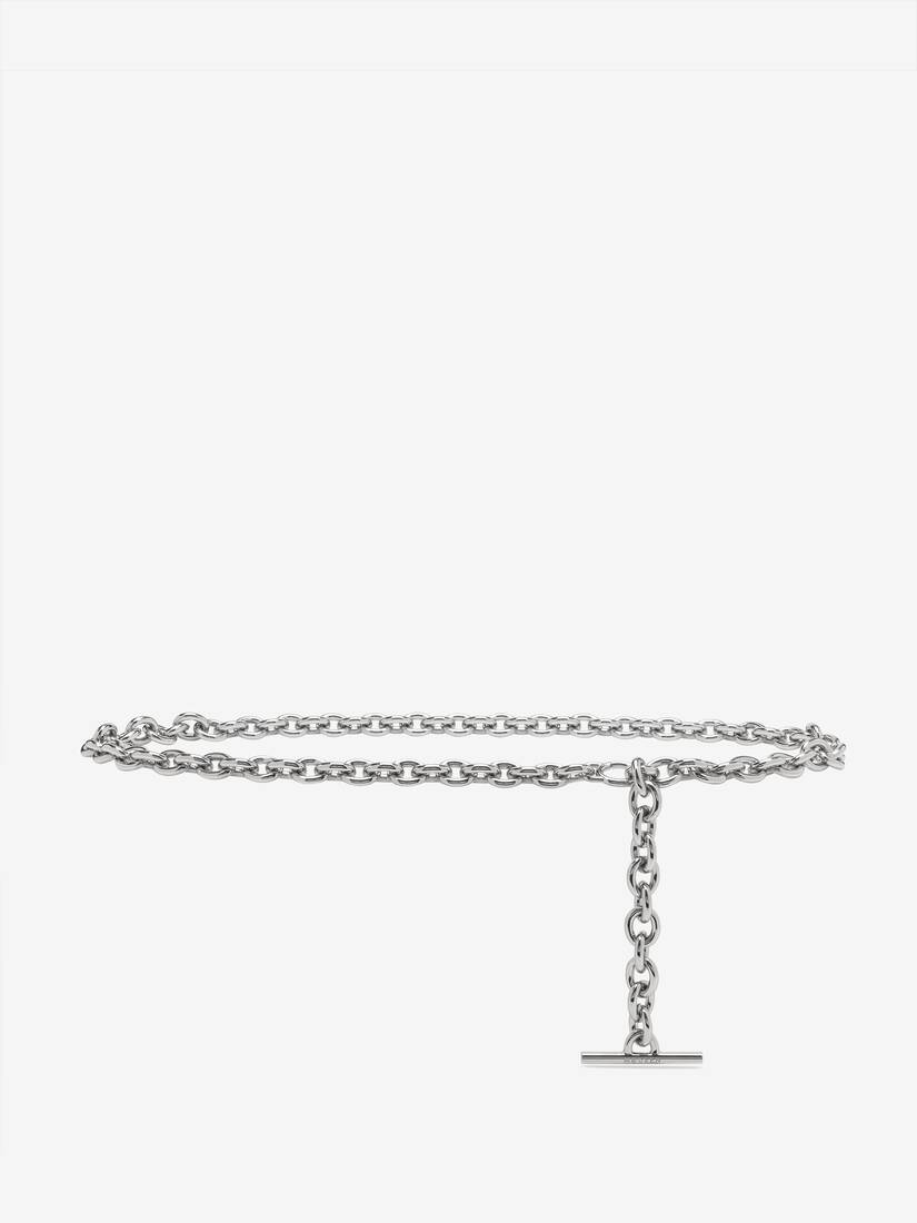T-Bar Chain Belt | Alexander McQueen - image 1
