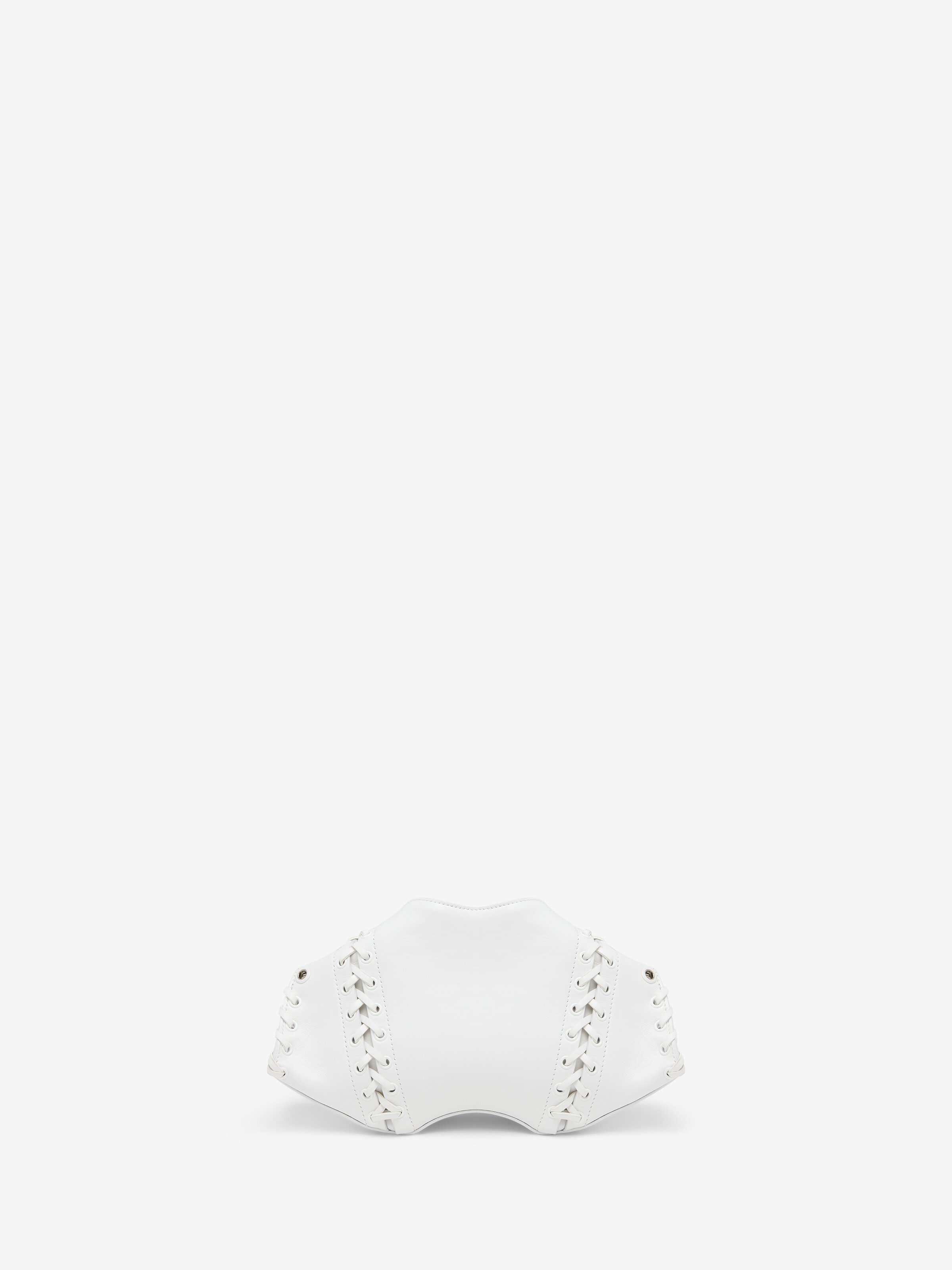 Women's Manta Clutch in White in Calf Leather | Alexander McQueen - image 4