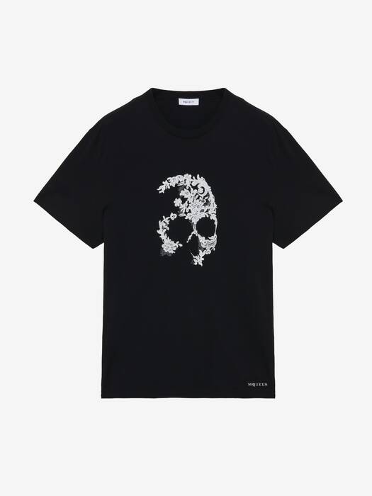 トップス ALEXANDER MCQUEEN SMALL SKULL T-SHIRT トップス ALEXANDER MCQUEEN SMALL SKULL T-SHIRT Alexander Mcqueen