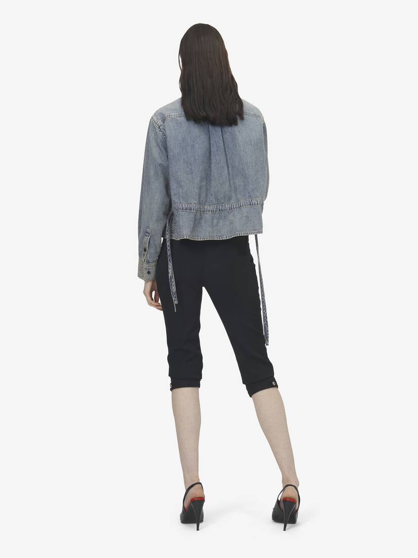 Chambray Shirt Jacket | Alexander McQueen - image 4