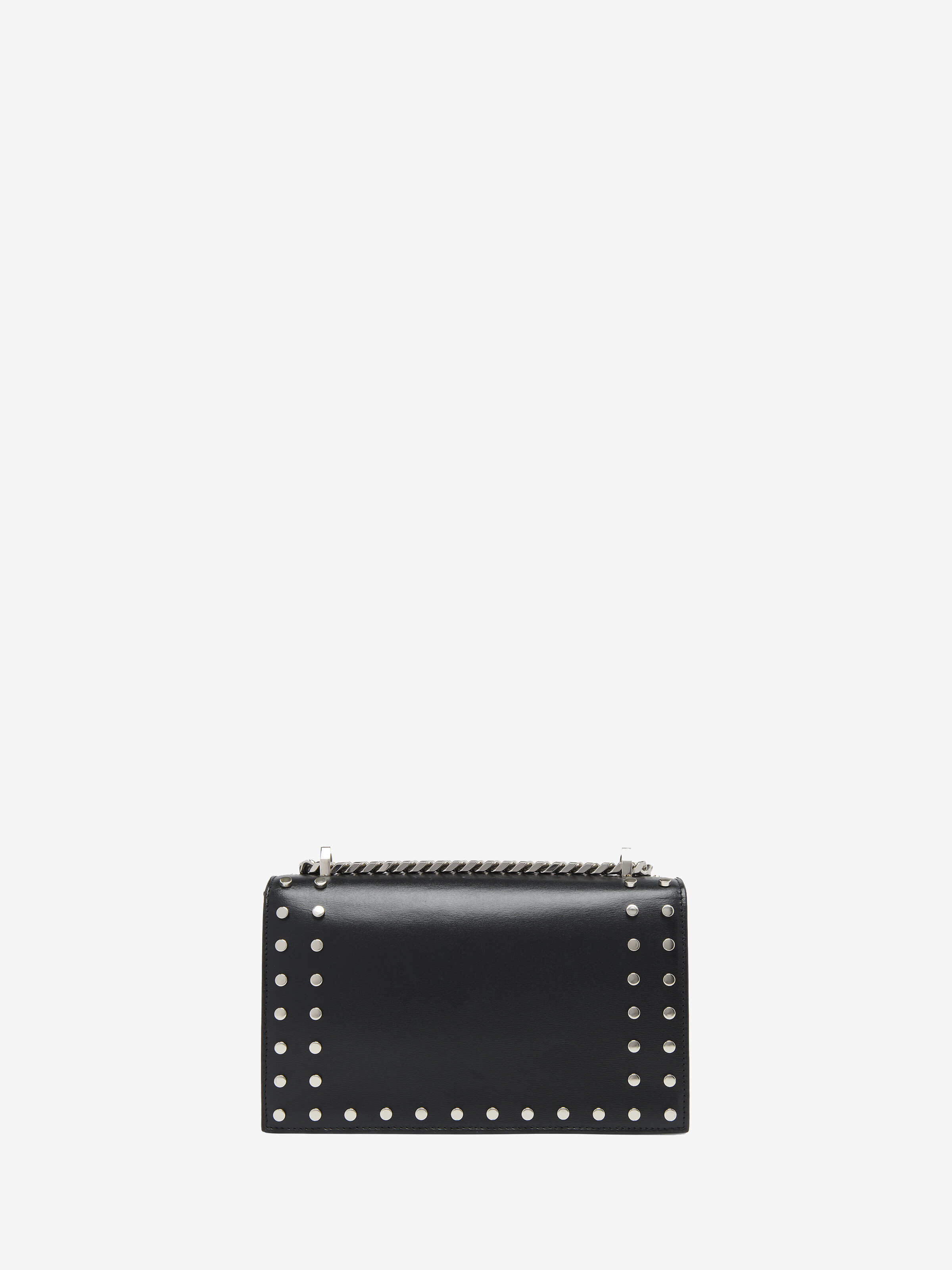 Stud-embellished Jewelled Satchel