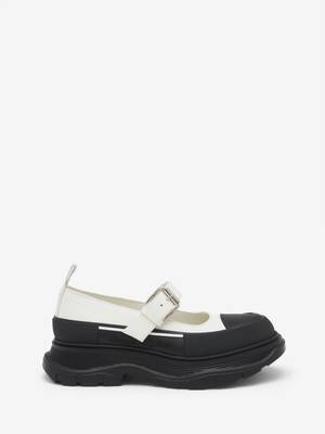 【関税&送料込】Alexander Mcqueen Leather Maryjane Alexander McQueen Leather Maryjane (Black/White) – CNCPTS