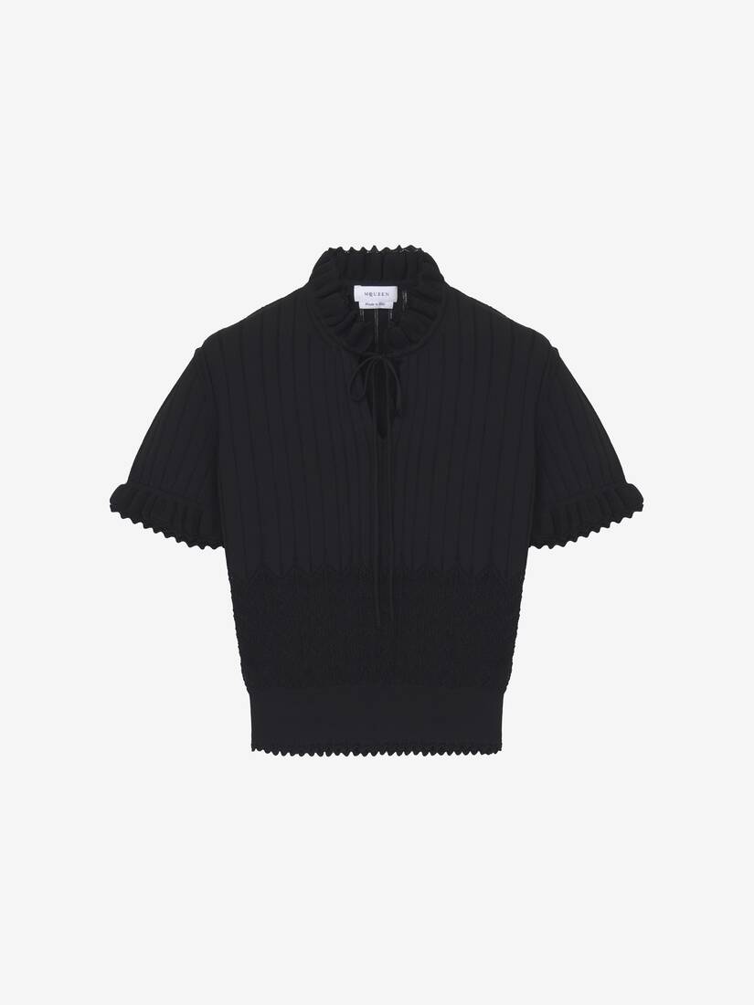 Pointelle Knit Top | Alexander McQueen - image 1