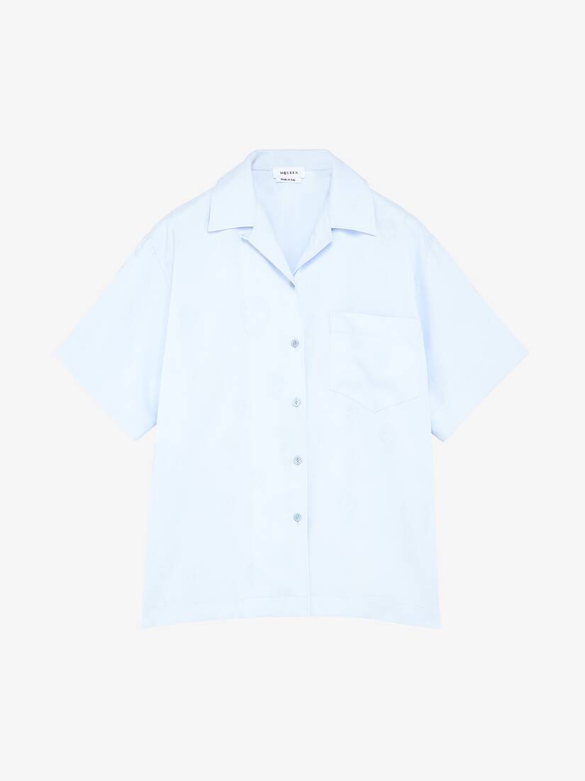 Skull Jacquard Pyjama Shirt | Alexander McQueen - image 2