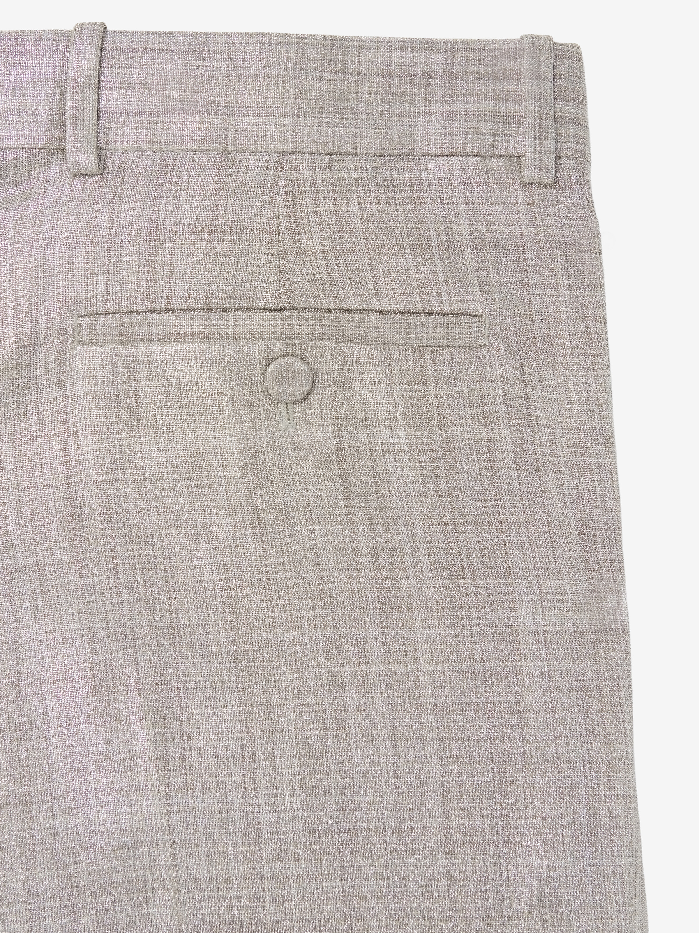 Men's Metallic Tailored Trousers in Pale Gold in 83% Viscose, 17% Metalic Polyester | Alexander McQueen - image 2