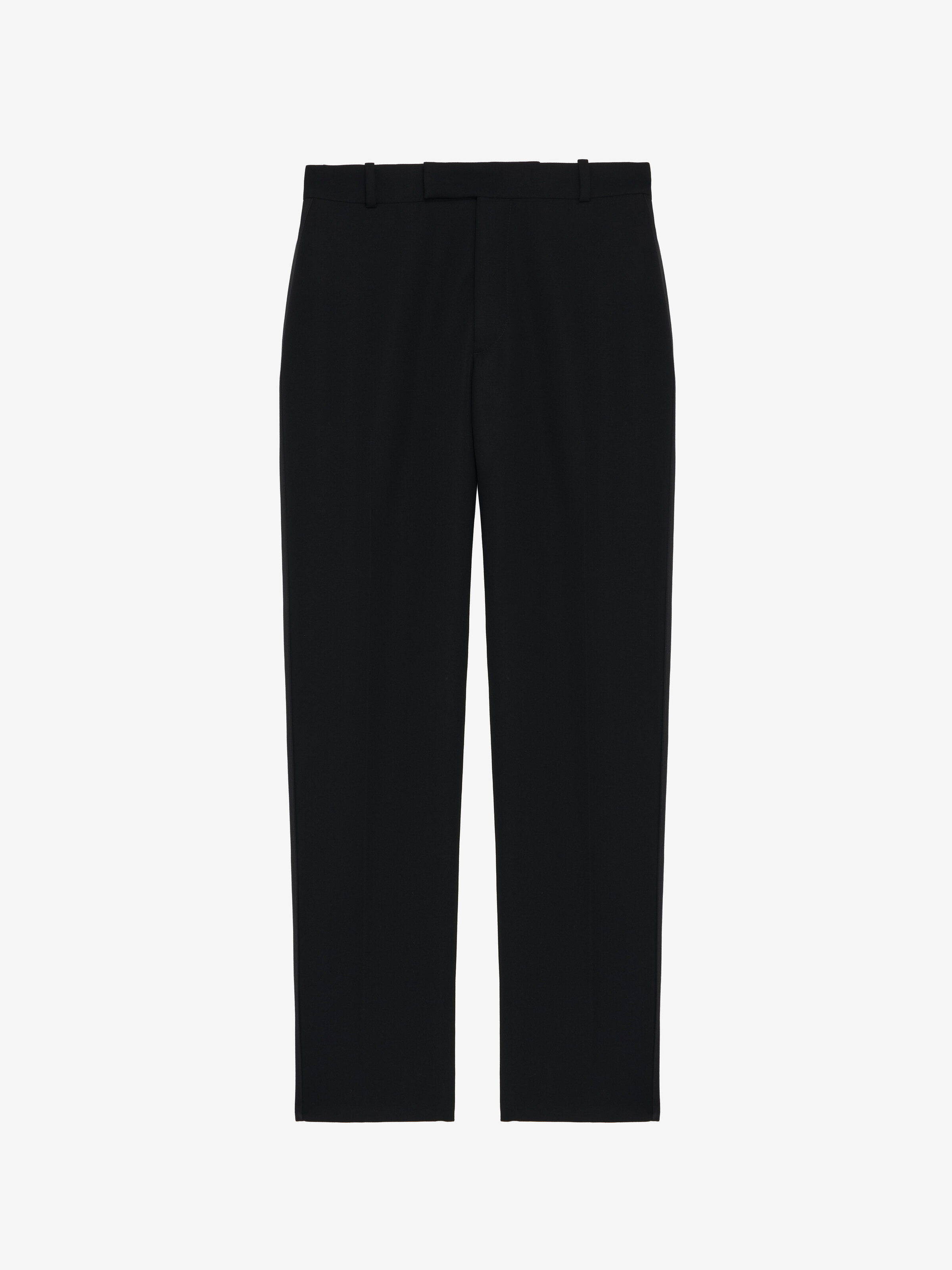 Men's Tuxedo Trousers in Black in 100% Wool | Alexander McQueen - image 1