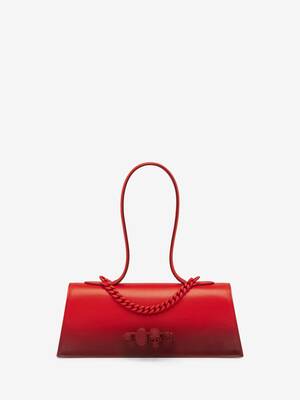 ALEXANDER McQUEEN レザーライダースクラッチバッグ Alexander McQueen】新作バッグ「The Biker Jewelled Satchel」が登場