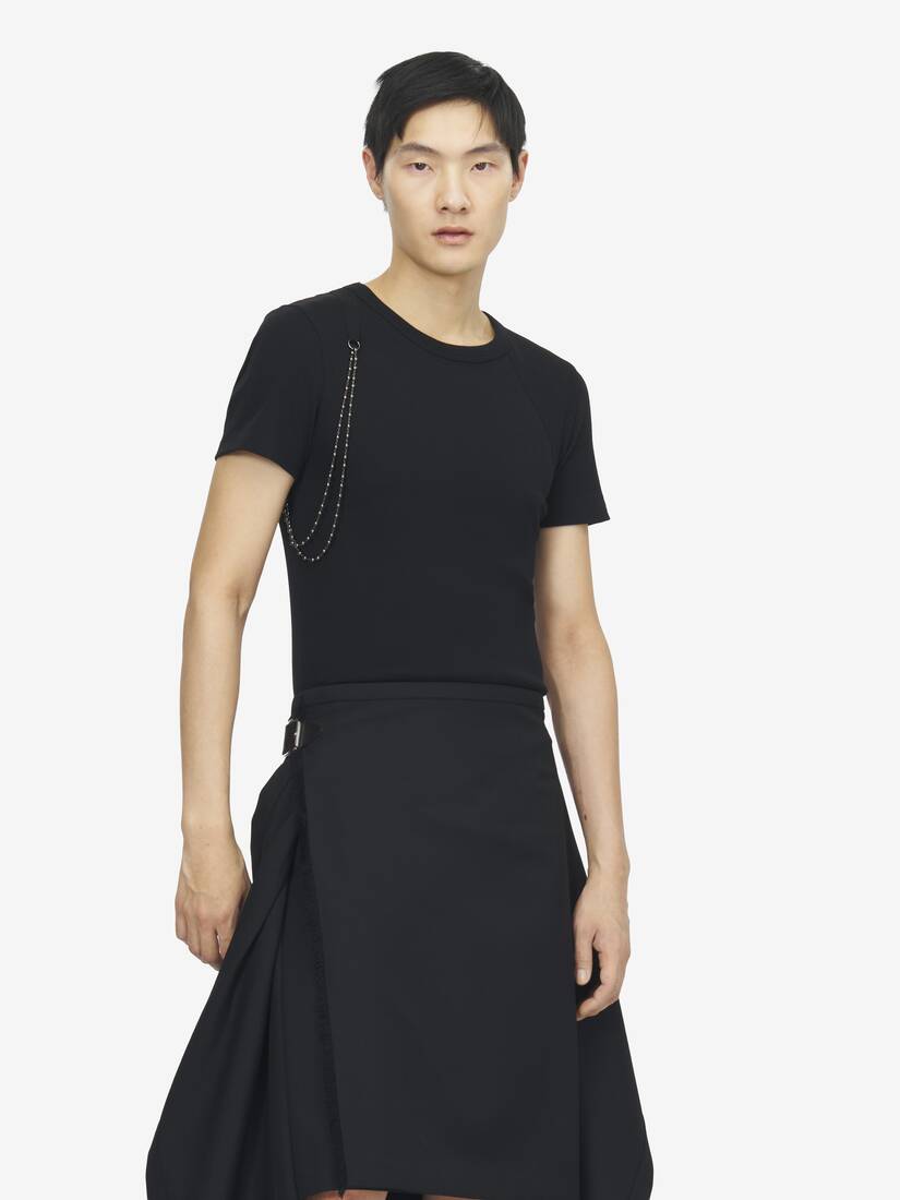 Chain Harness T-shirt | Alexander McQueen - image 6