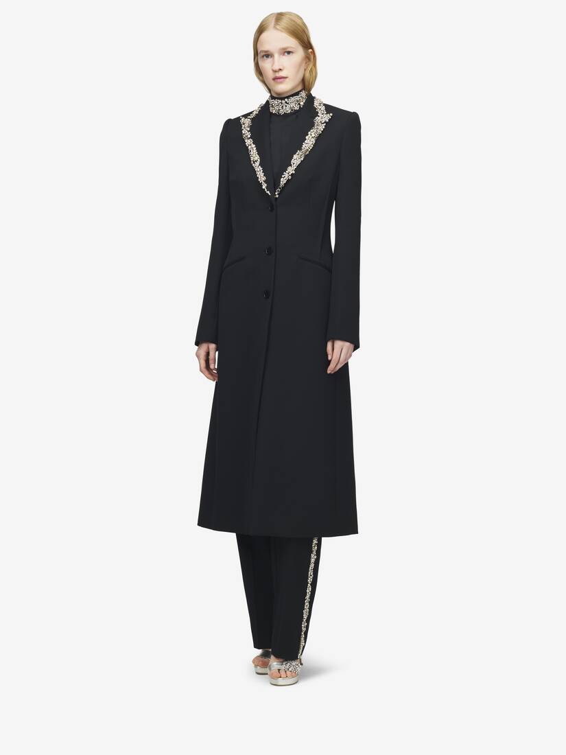 Manteau à Broderie Chain Mail | Alexander McQueen - image 2