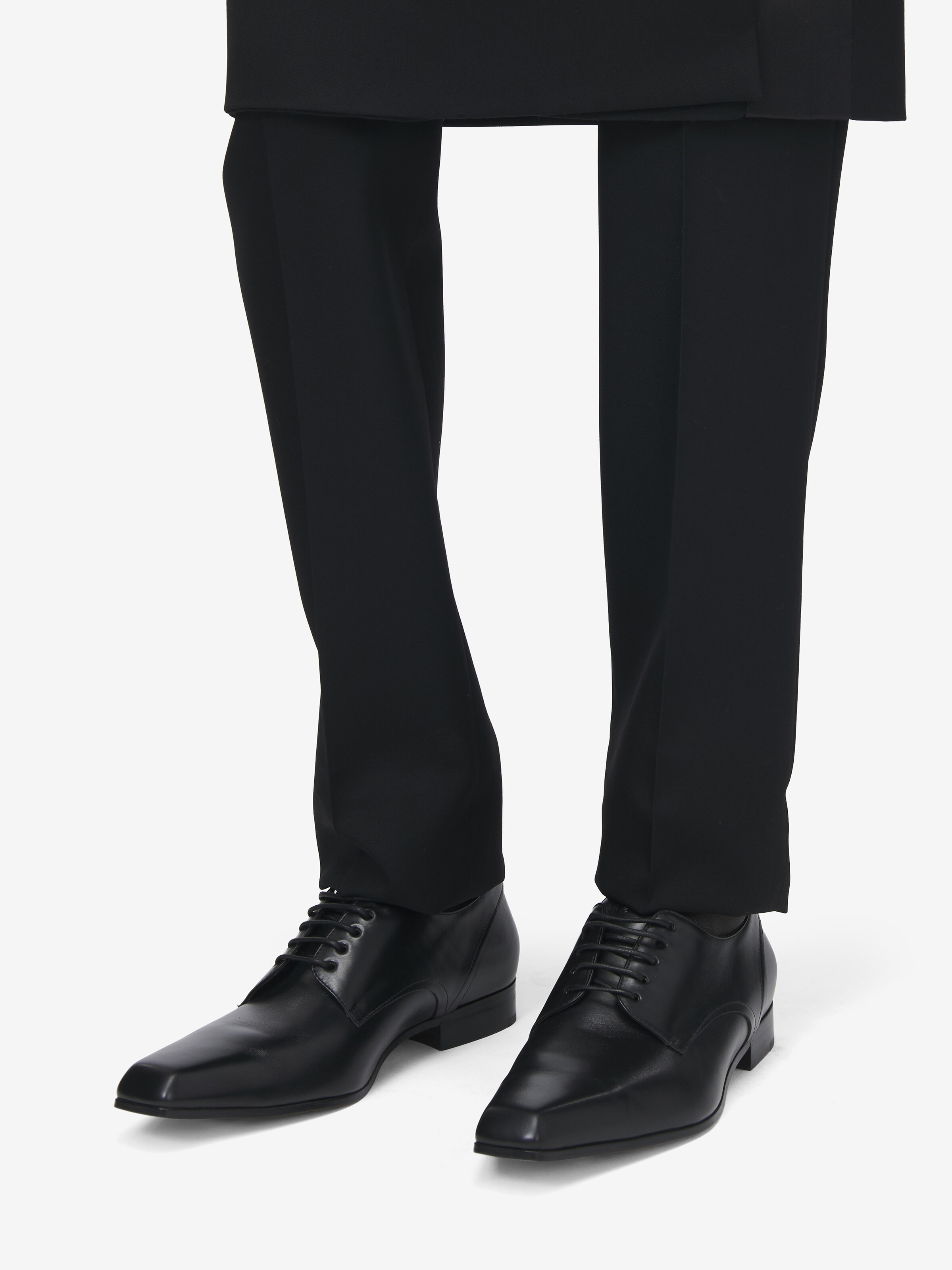 Men's Artie Lace-Up in Black in Calf Leather | Alexander McQueen - image 2