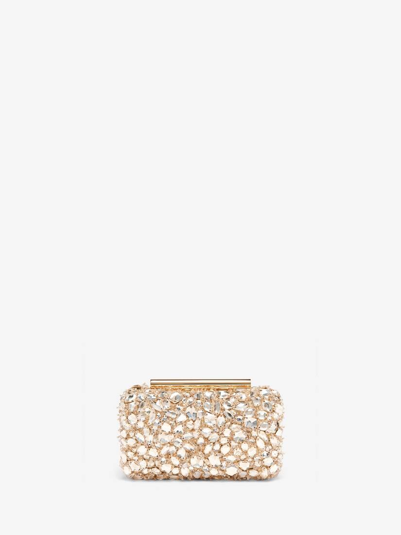 Crystal Embroidery T-Bar Box Clutch | Alexander McQueen - image 4