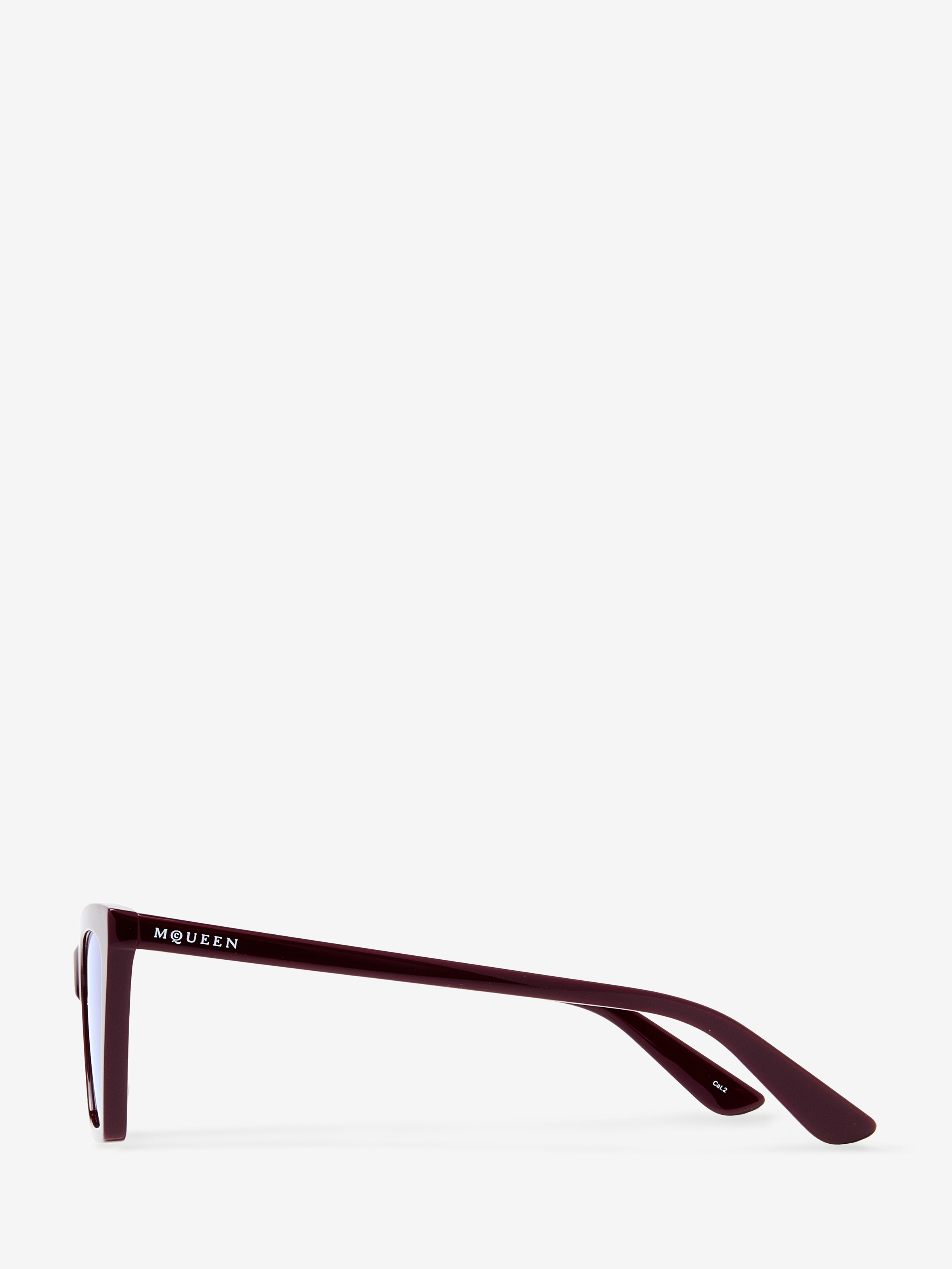 尖角几何猫眼太阳镜 in 塑料/塑胶肽/树脂架 | Alexander McQueen - image 4