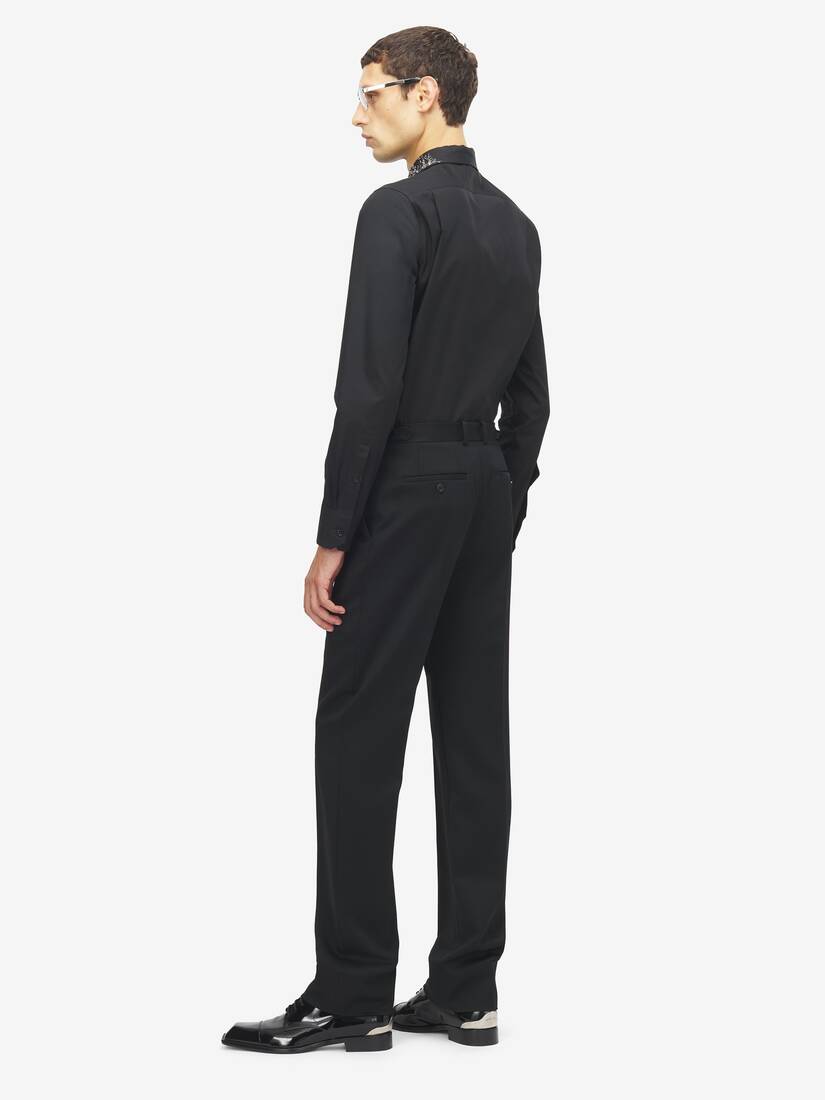 Chemise À Col Brodé «&nbsp;Tree Of Life&nbsp;» | Alexander McQueen - image 4