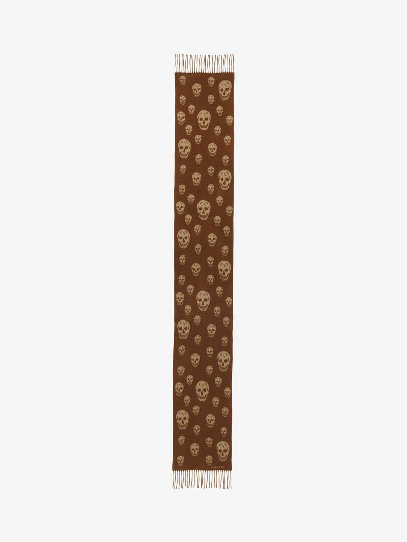 Double Face Skull Scarf | Alexander McQueen - image 1