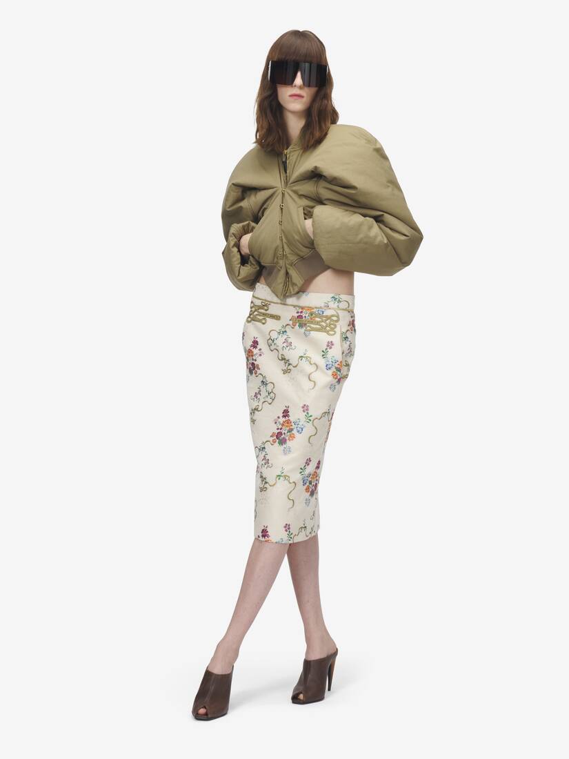 Cropped Bomber Jacket | Alexander McQueen - image 2