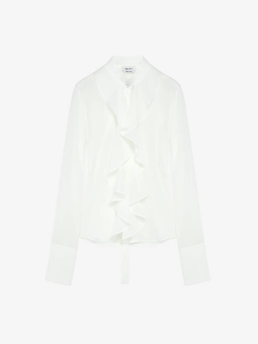Ruffled Shirt | Alexander McQueen - image 2