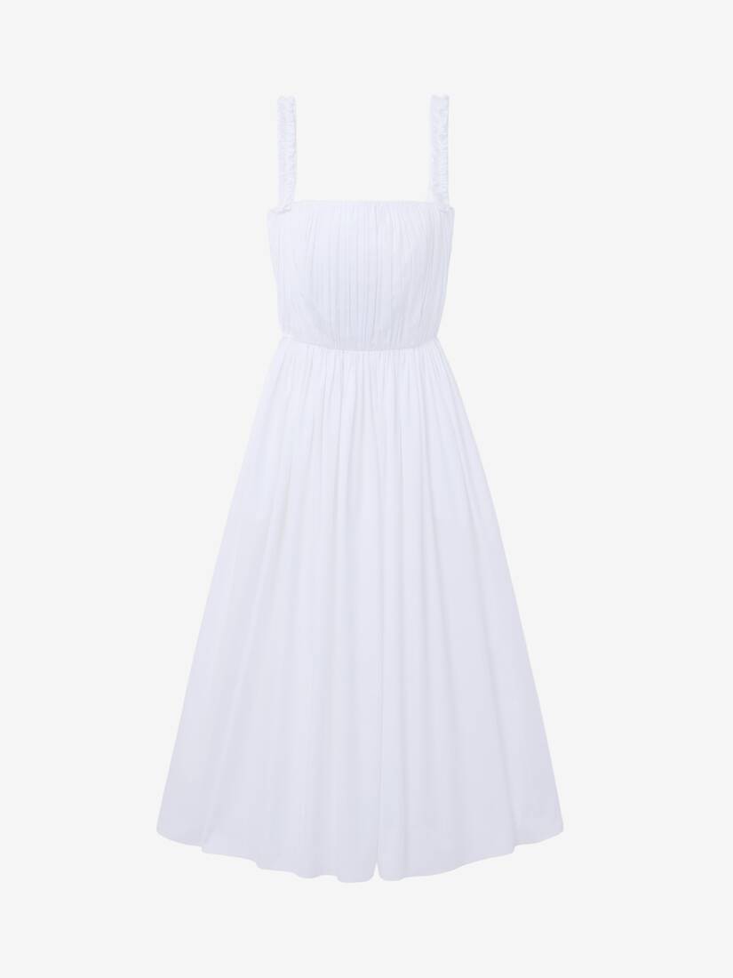 Gathered Midi Dress | Alexander McQueen - image 1