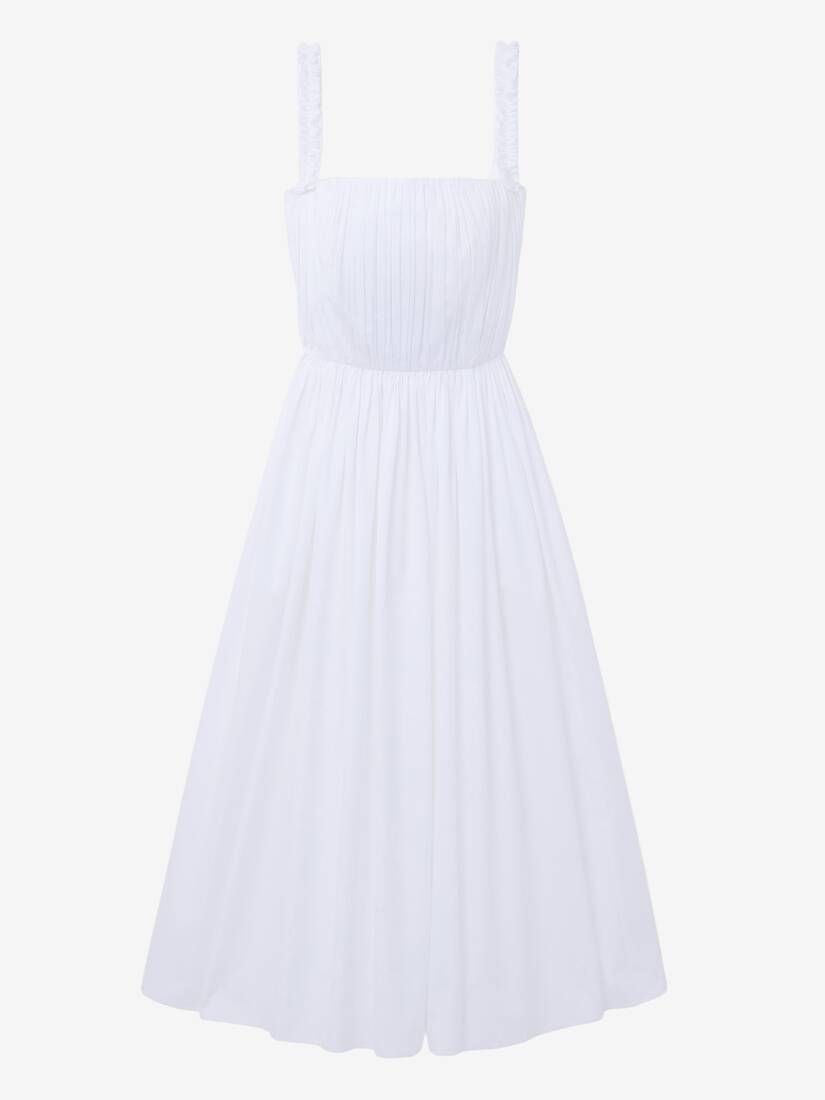 Gathered Midi Dress | Alexander McQueen - image 1