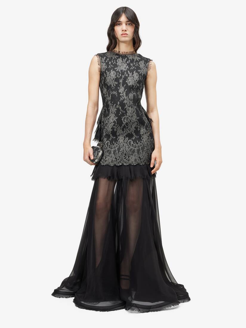 Sarabande Lace Evening Dress | Alexander McQueen - image 2