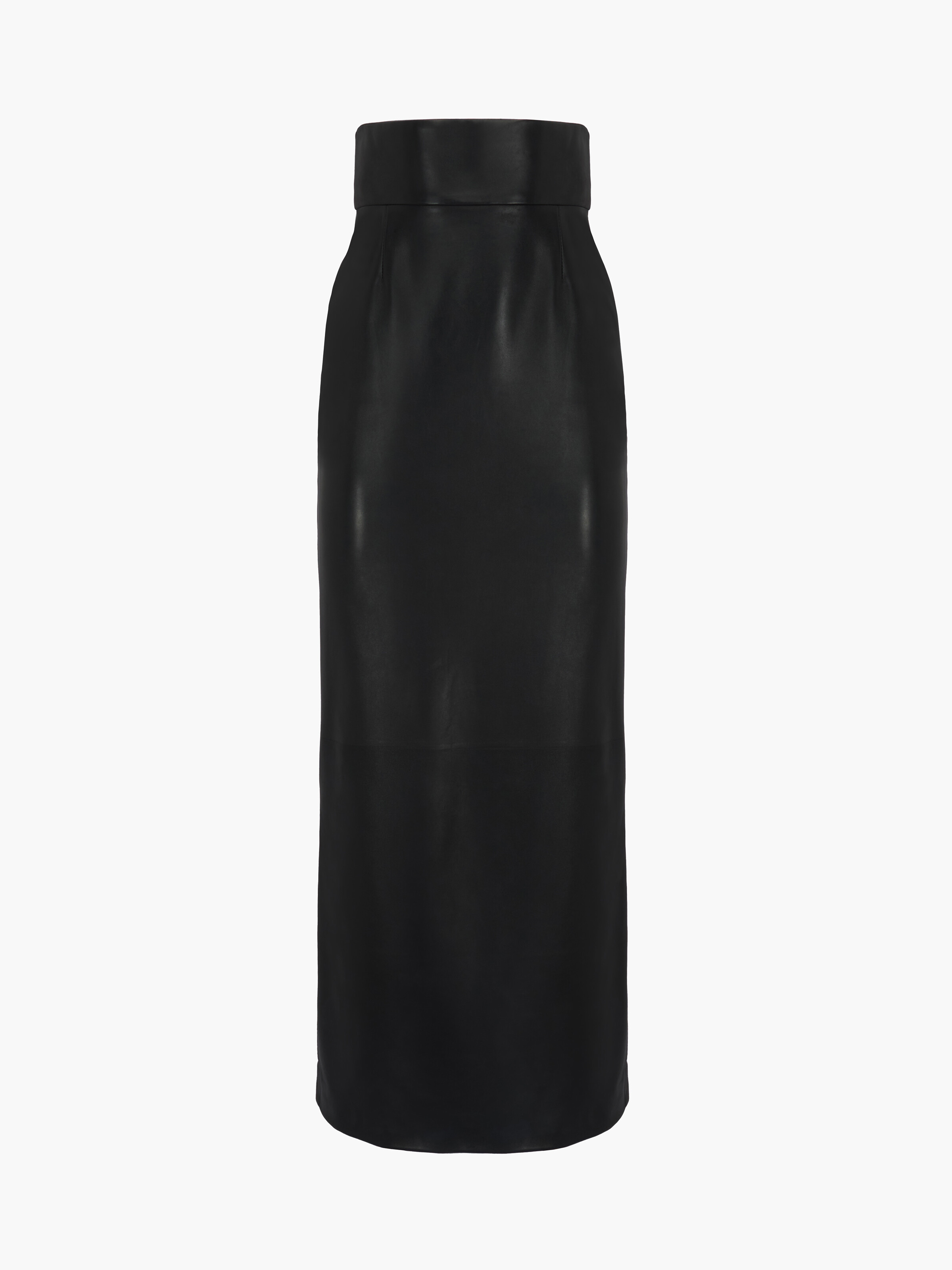Women's Leather Bustier Skirt in Black in Lamb Leather | Alexander McQueen - image 1