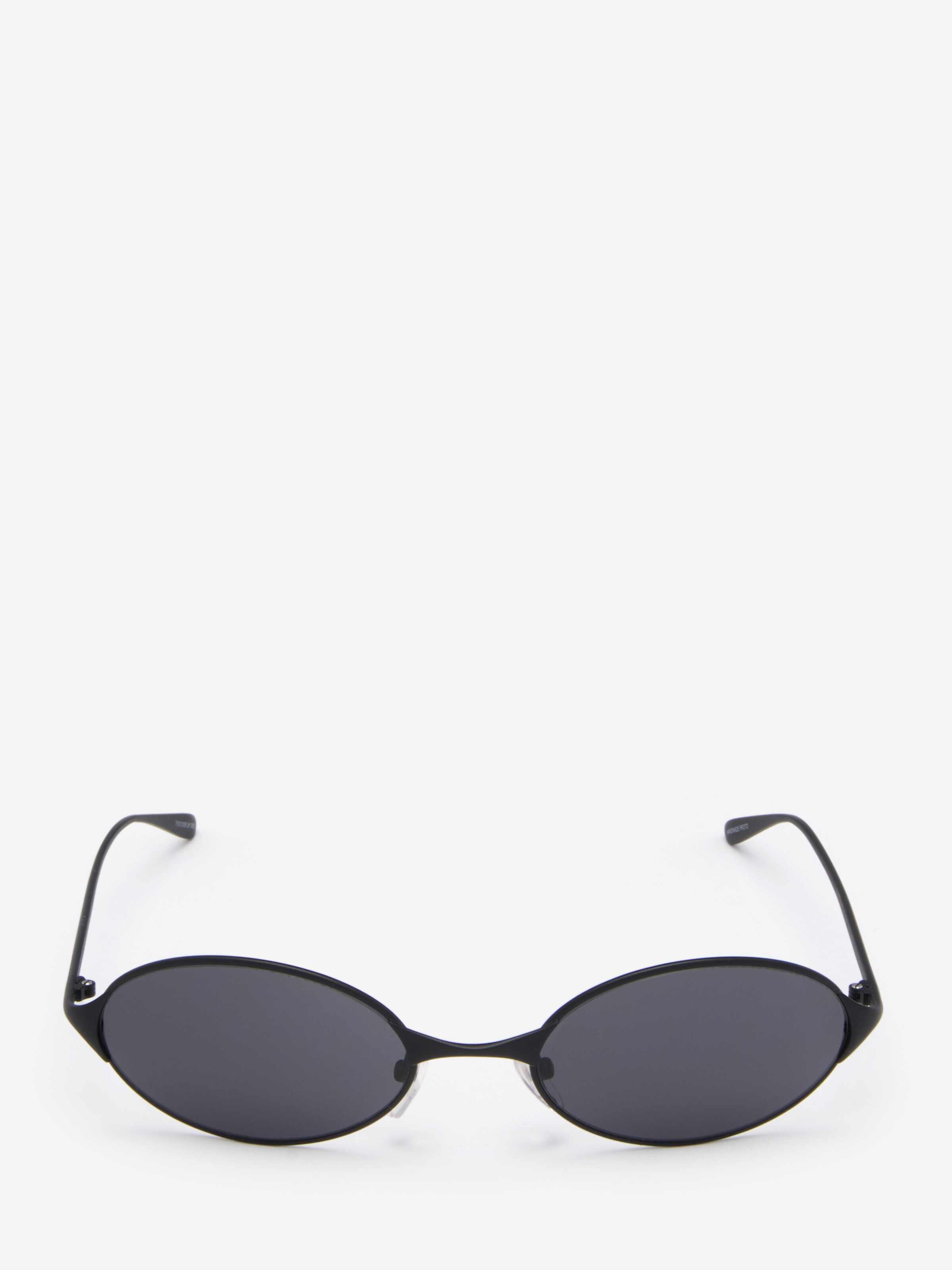 Neo Oval Sunglasses in Silver in Metal | Alexander McQueen - image 1