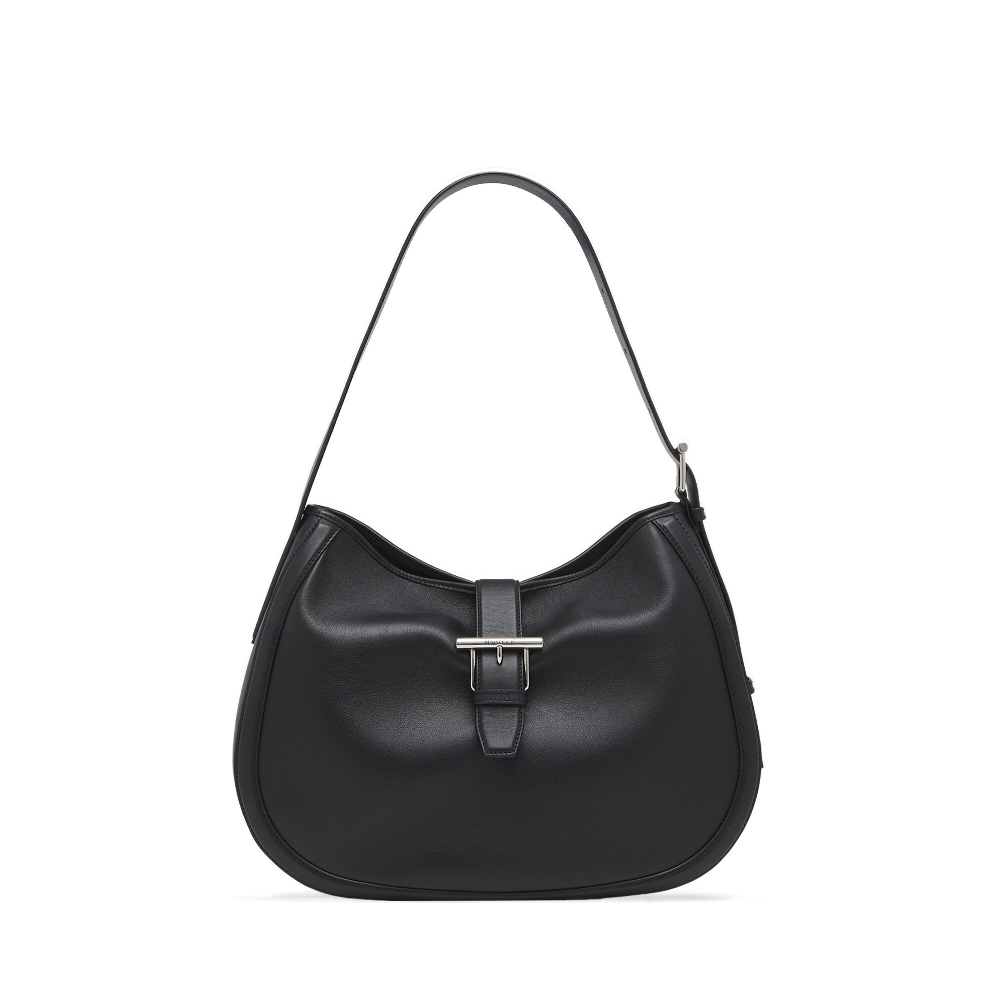 McQueen T-Bar satchel in Black