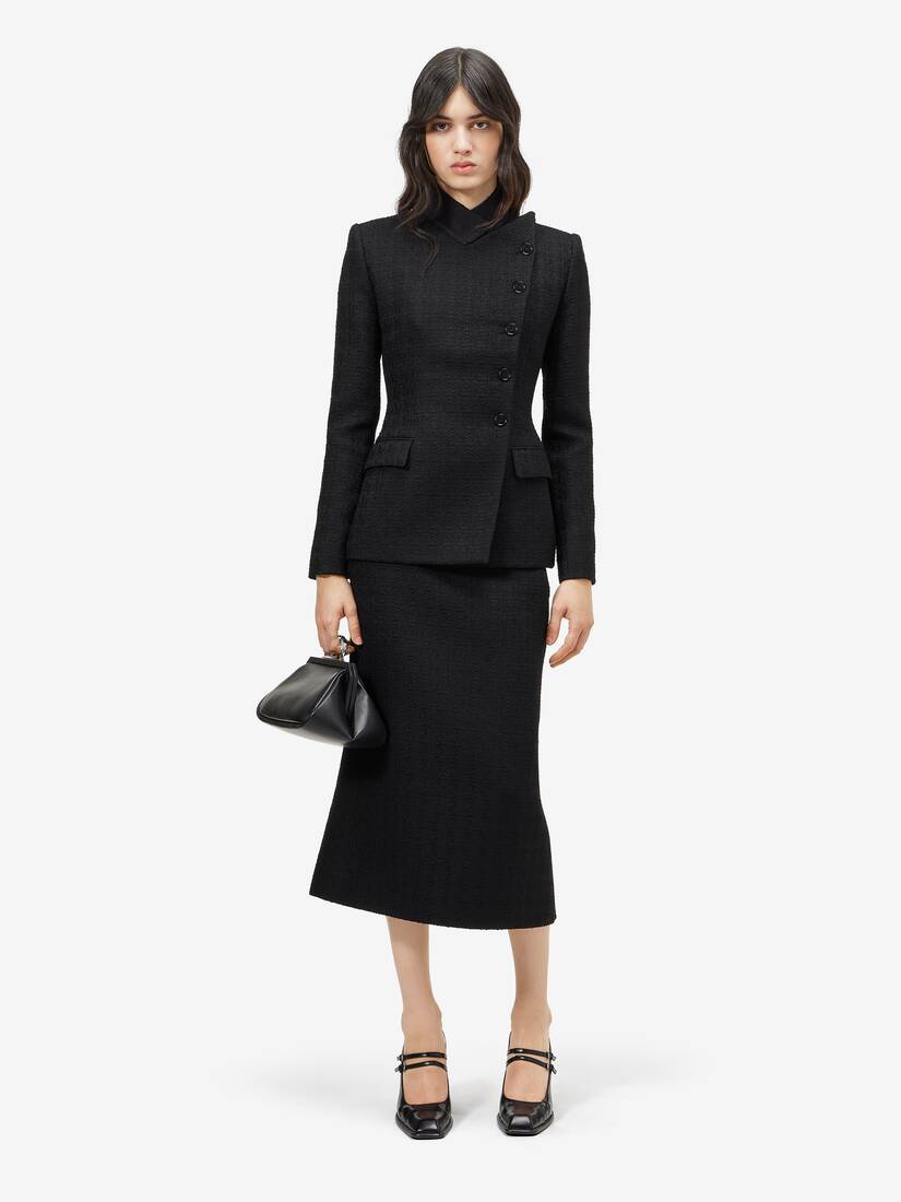 Light Tweed Bumster Skirt | Alexander McQueen - image 2