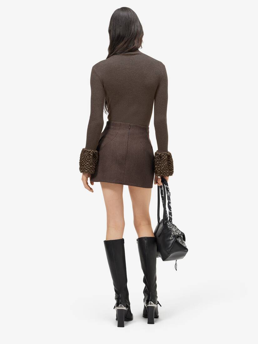 Knit Feathers Top | Alexander McQueen - image 4