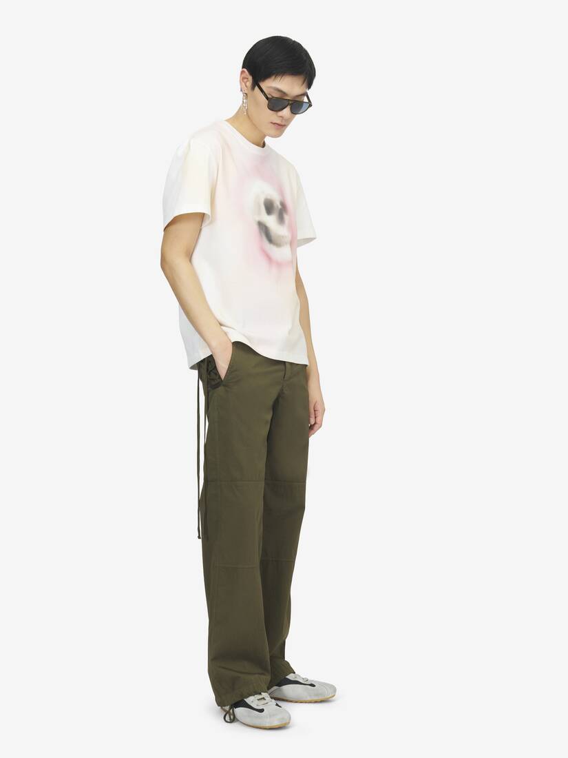 Airbrushed Skull T-shirt | Alexander McQueen - image 3