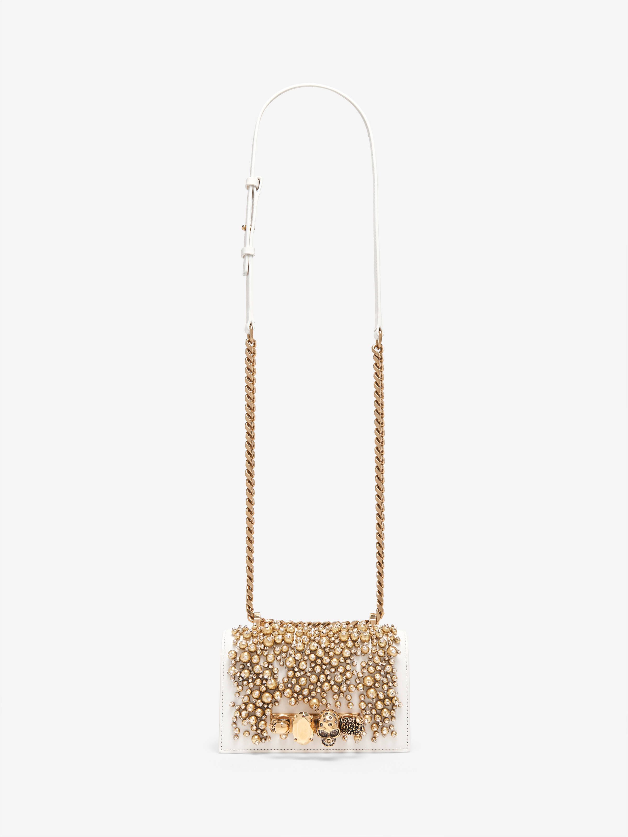 Crystal Embroidery Mini Jewelled Satchel