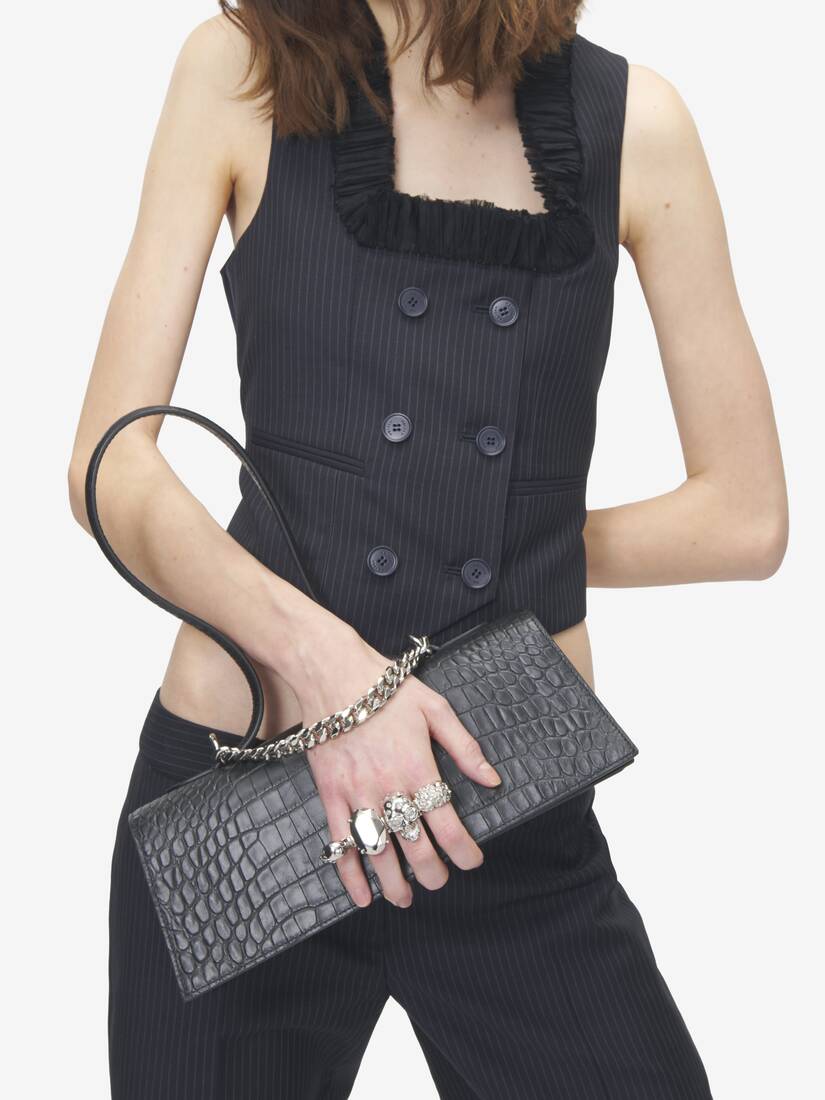 Borsa Jewelled con manico superiore | Alexander McQueen - image 2