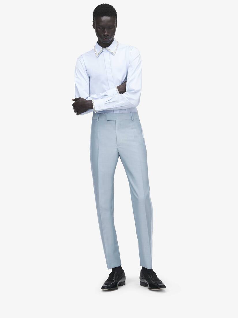 Pantalon de Smoking en Laine Mohair