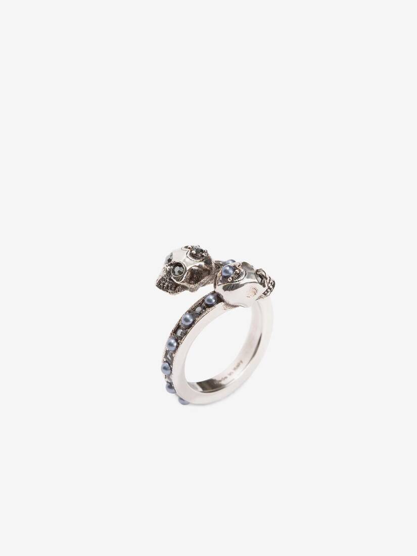 랩어라운드 스컬 링 | Alexander McQueen - image 2