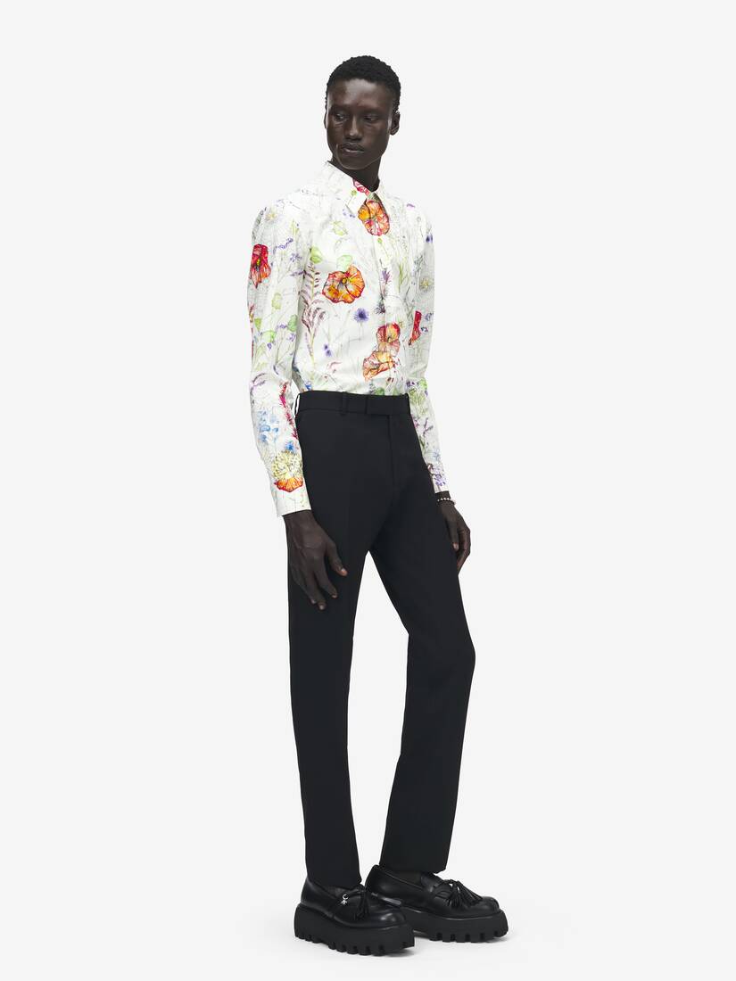 Meadow Floral Print Shirt | Alexander McQueen - image 4