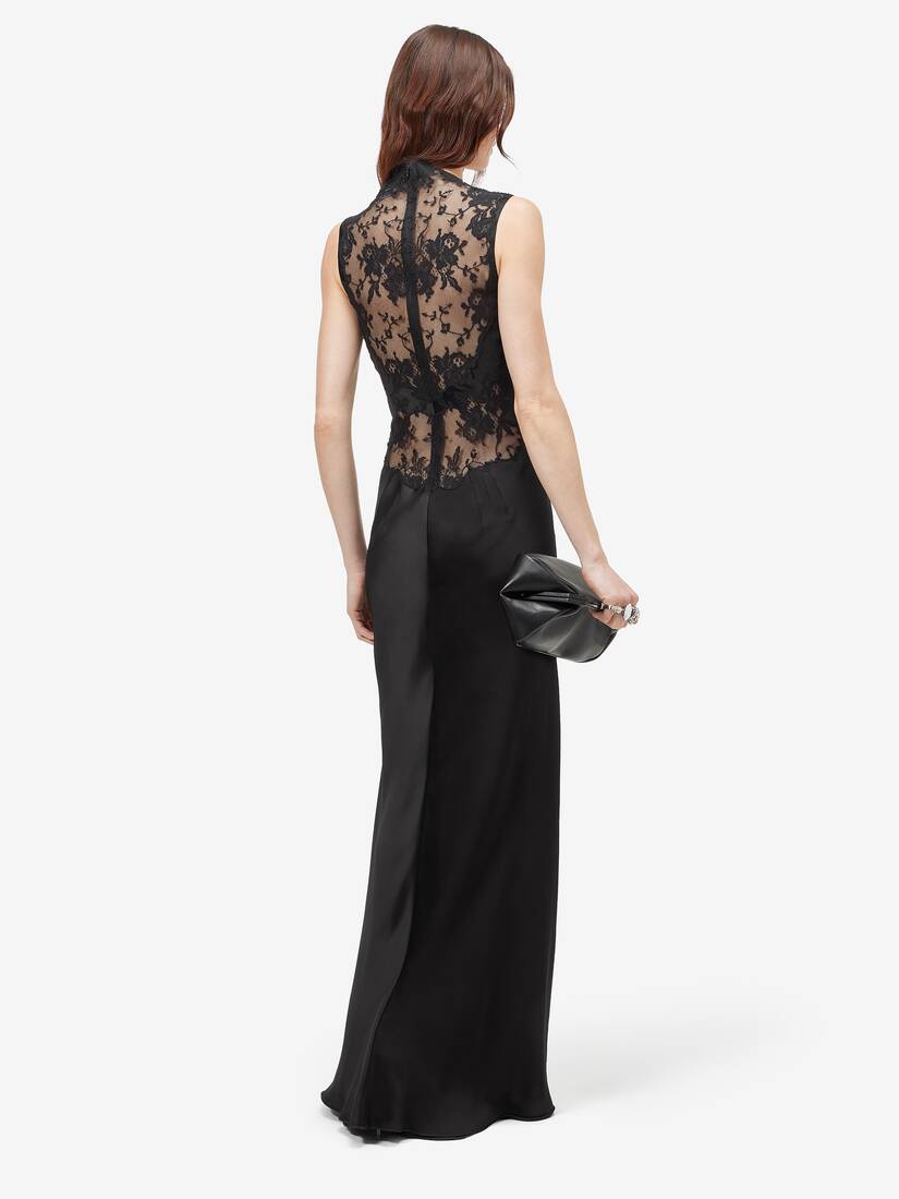 Floral Lace Evening Dress | Alexander McQueen - image 4