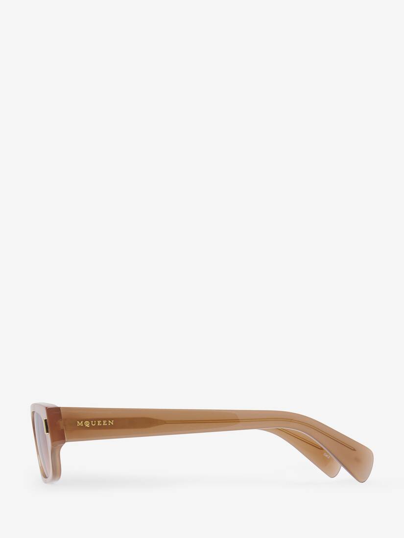 T-Bar铆钉Panthos框太阳眼镜 | Alexander McQueen - image 3