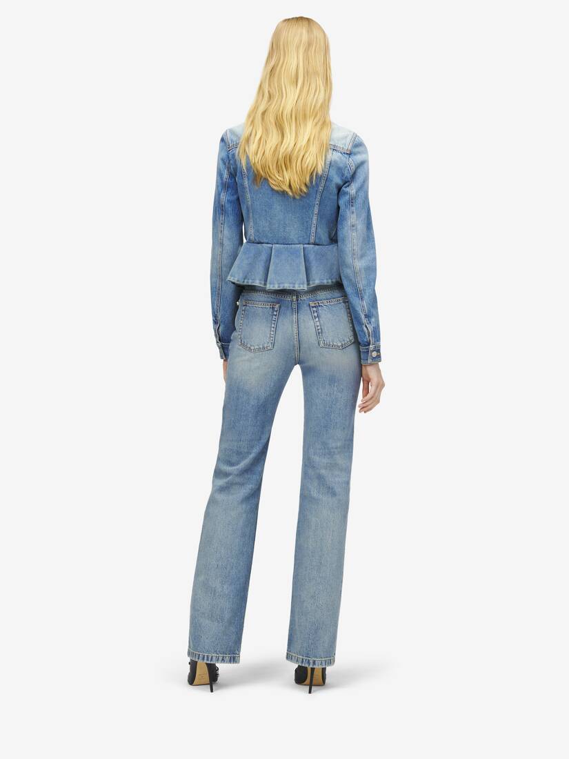 Kickback Denim Jacket | Alexander McQueen - image 5