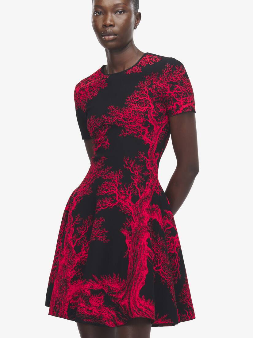 Miniabito ‘Tree Of Life’ in Jacquard | Alexander McQueen - image 5