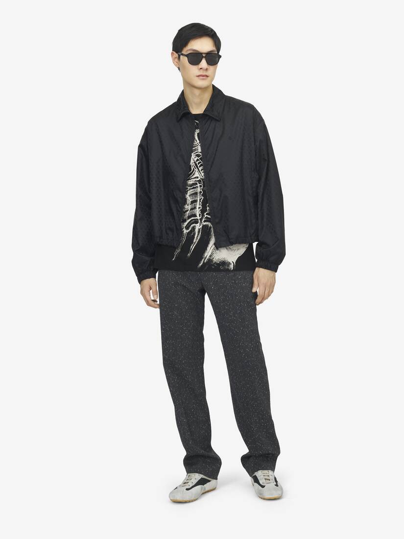 Skull Jacquard Tailored Trousers | Alexander McQueen - image 2