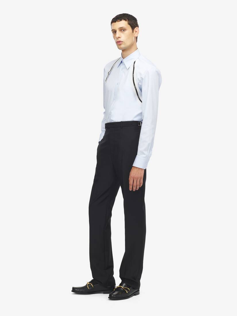 Chemise à harnais et logo McQueen | Alexander McQueen - image 3