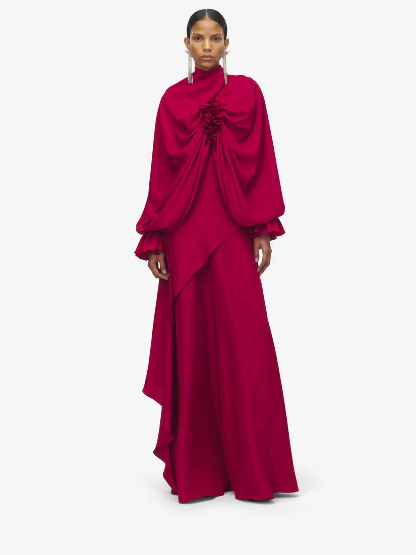 Draped Evening Dress