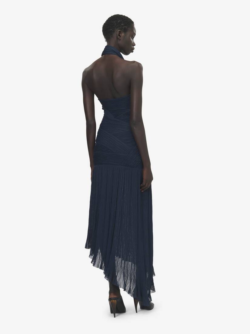 Robe froncée asymétrique | Alexander McQueen - image 3