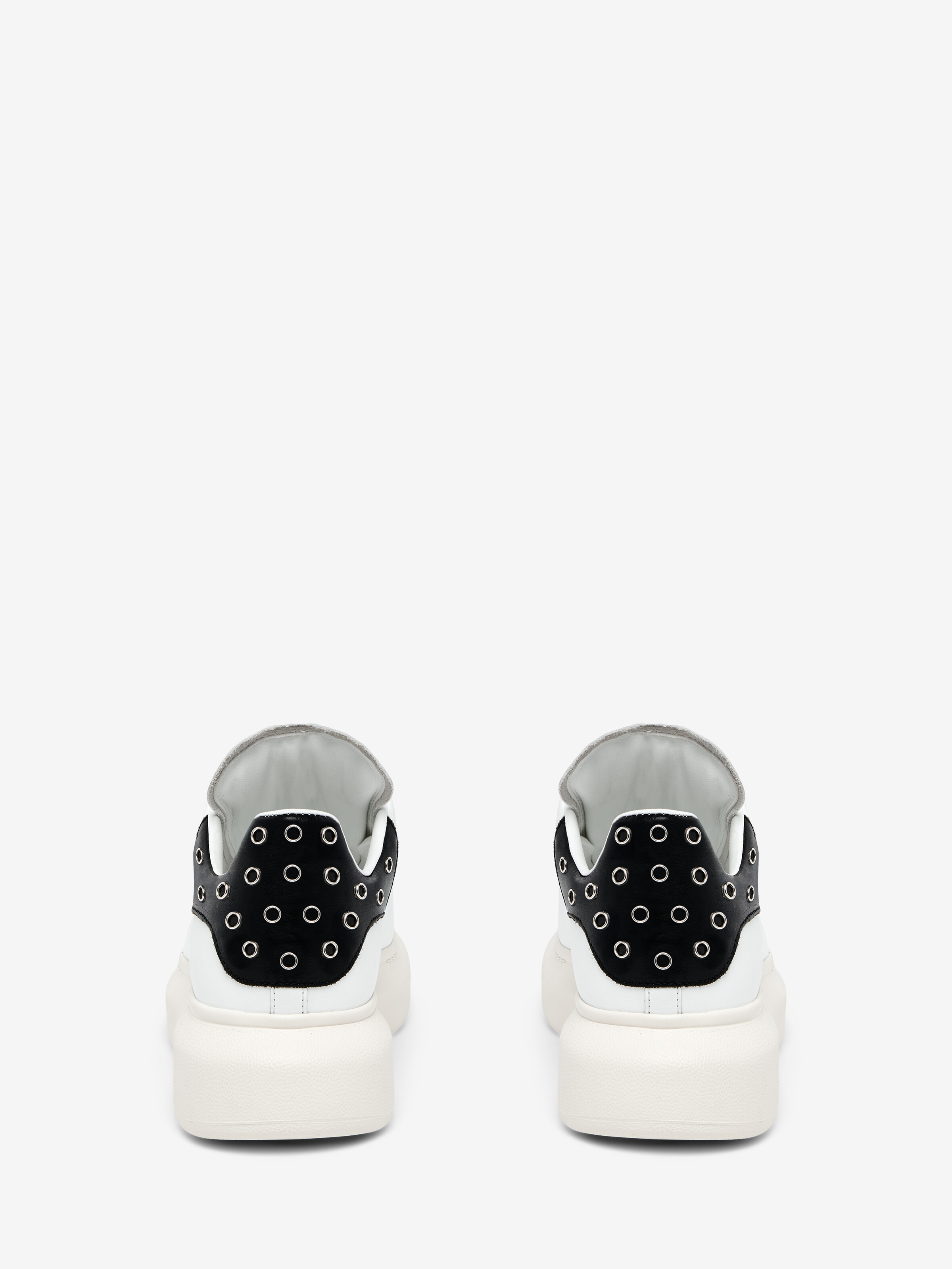 Oversized-Sneaker für Damen in Weiss/Schwarz/Silber in Kalb Leder | Alexander McQueen - image 3