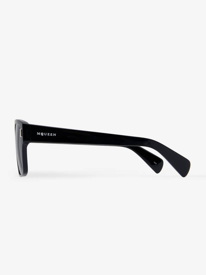 T-Bar Rivet Square Sunglasses | Alexander McQueen - image 3