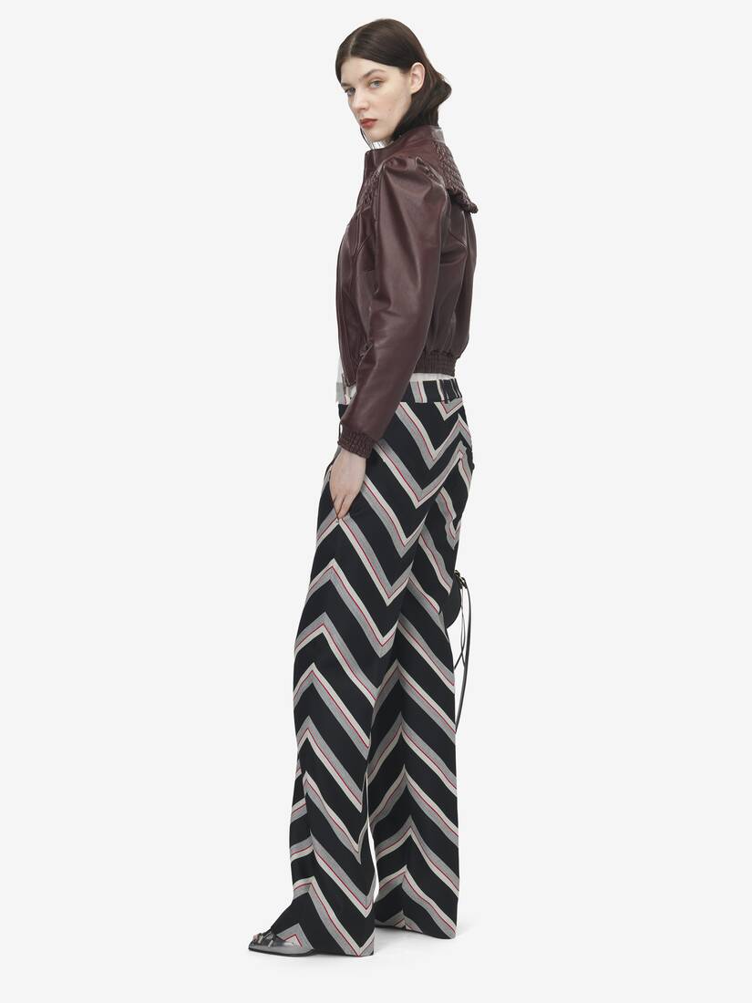 Smocking Leather Jacket | Alexander McQueen - image 3