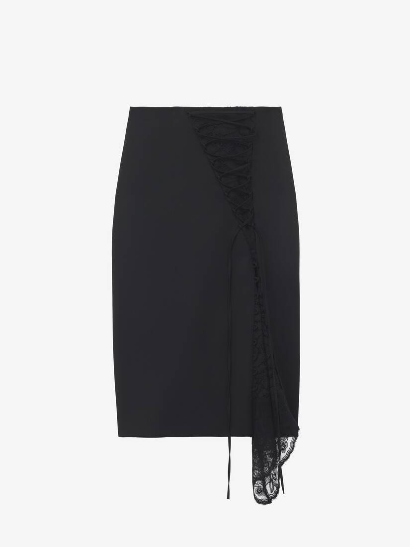 Corset Lacing Panel Pencil Skirt | Alexander McQueen - image 1