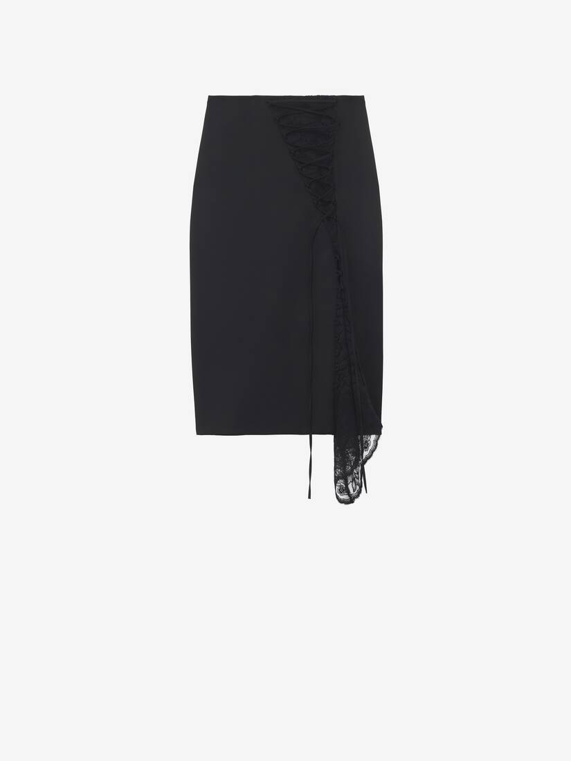 Corset Lacing Panel Pencil Skirt | Alexander McQueen - image 1